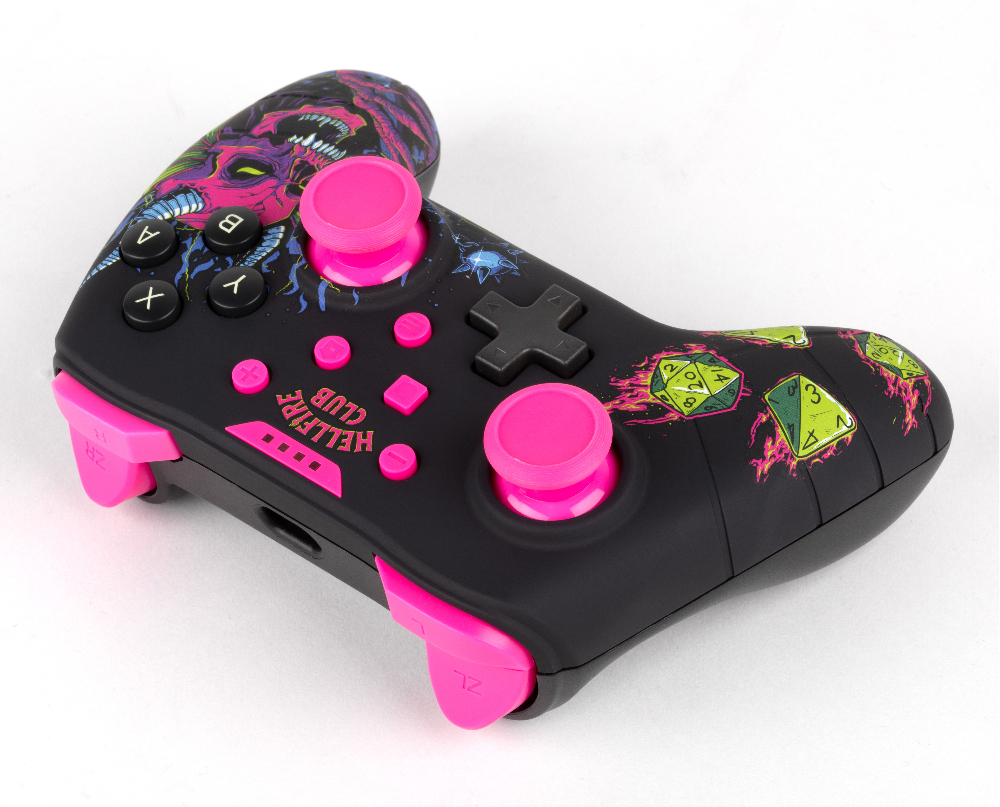 Konix 10009000011 Gaming Controller Black, Pink Gamepad Nintendo Switch – image 2