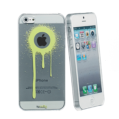 Celly GRDIP505 mobile phone case Cover Transparent, Yellow