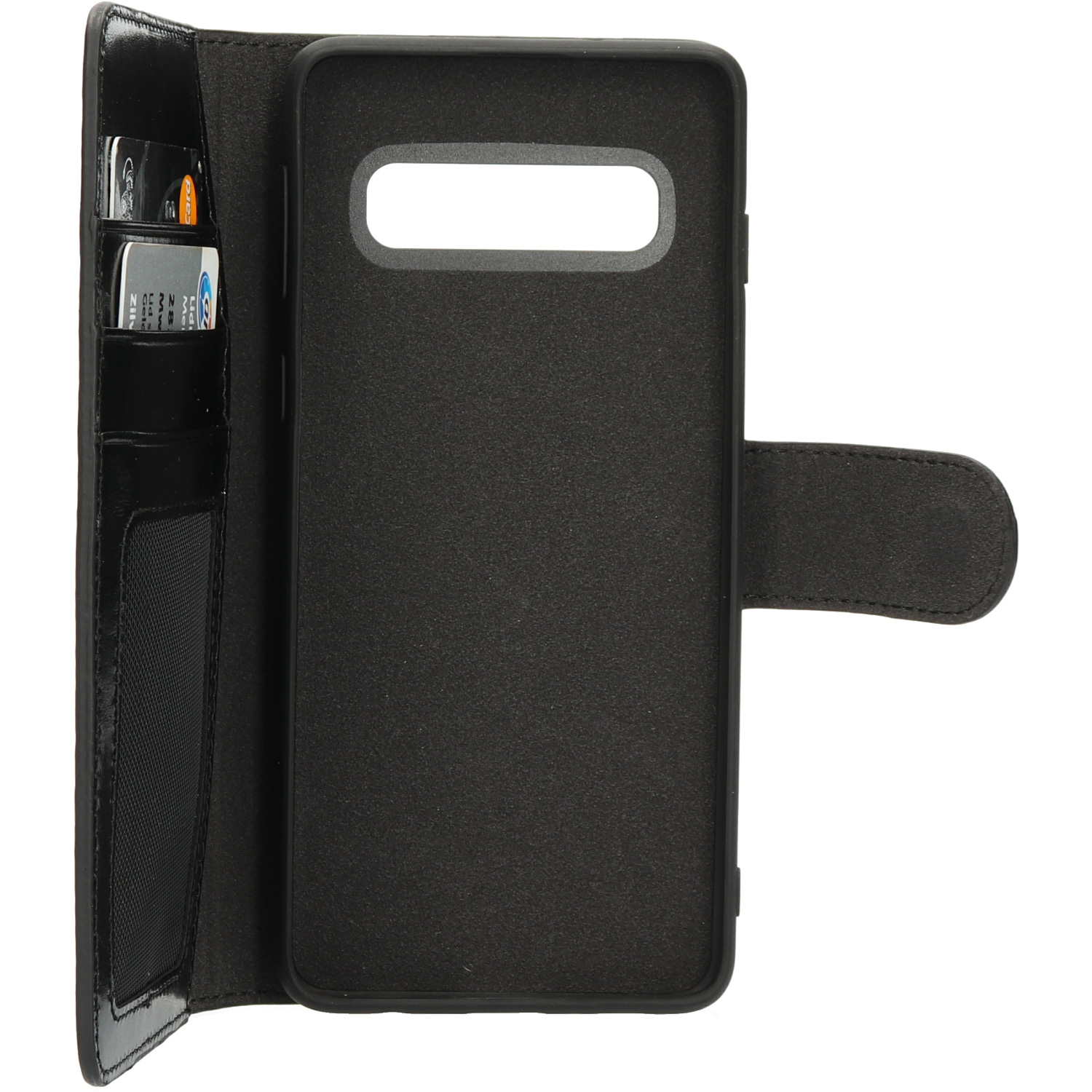 Mobiparts Excellent Wallet Case 2.0 Samsung Galaxy S10 Jade Black – image 3