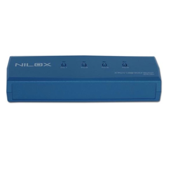 Nilox 16NXKV14US001 KVM switch Blue