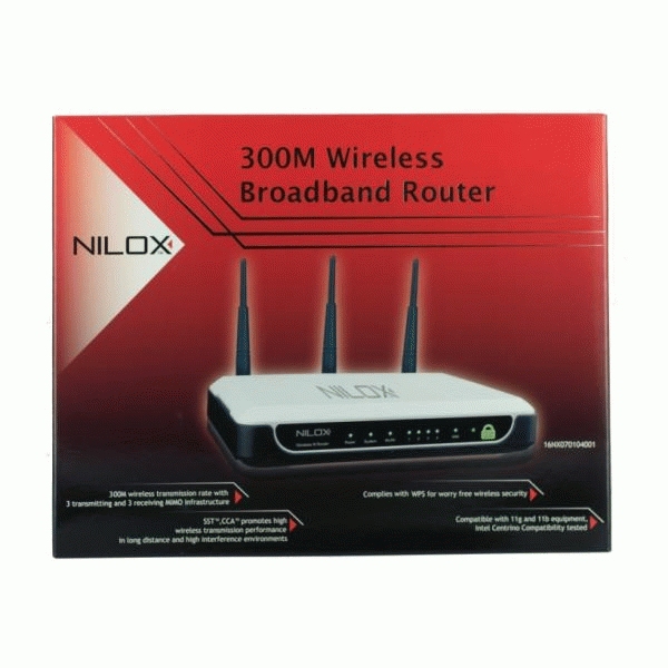 Nilox 16NX070104001 wireless router Black, Silver – image 3