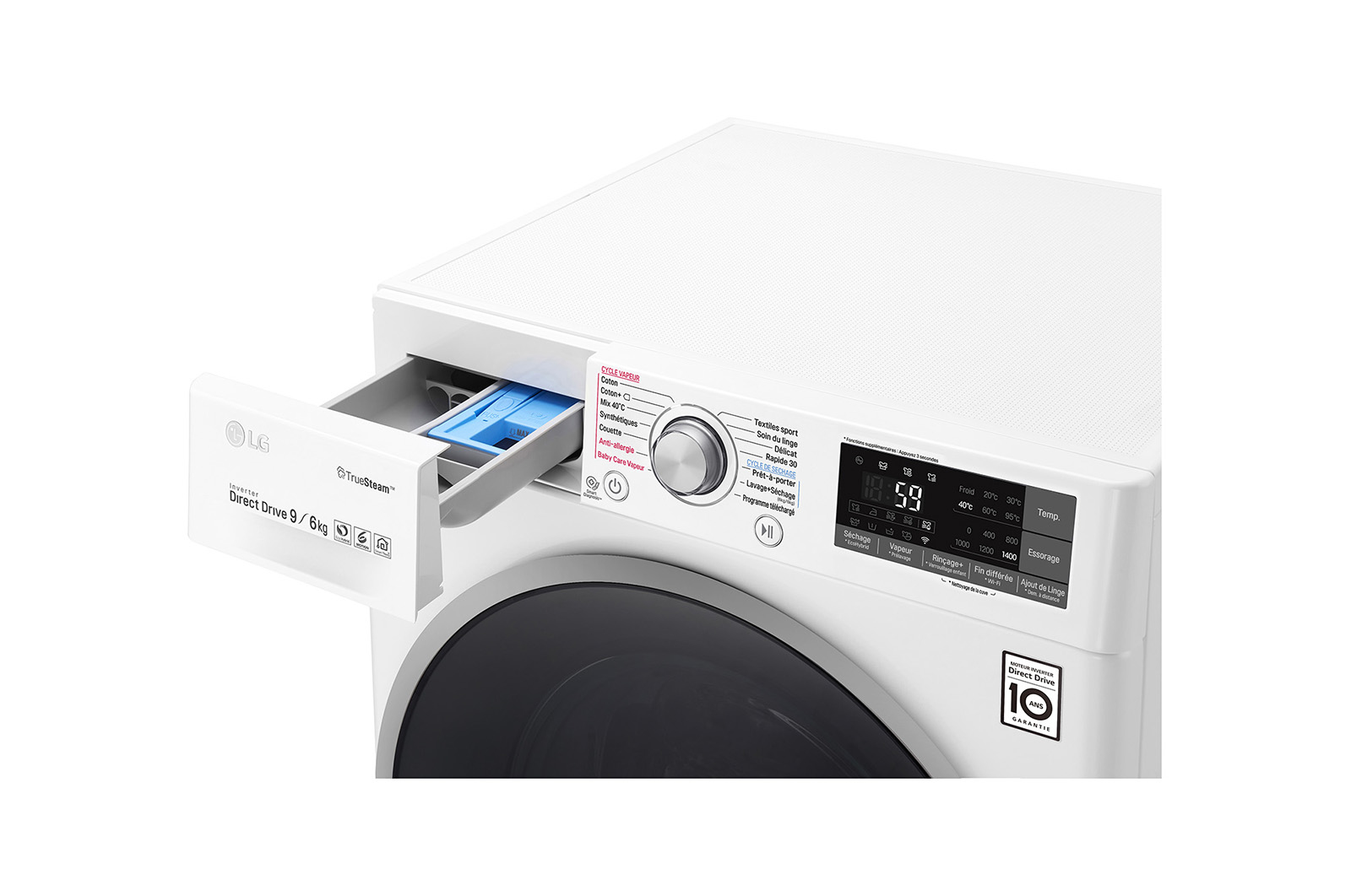 LG F964J71WRH washer dryer Freestanding Front-load White – image 5