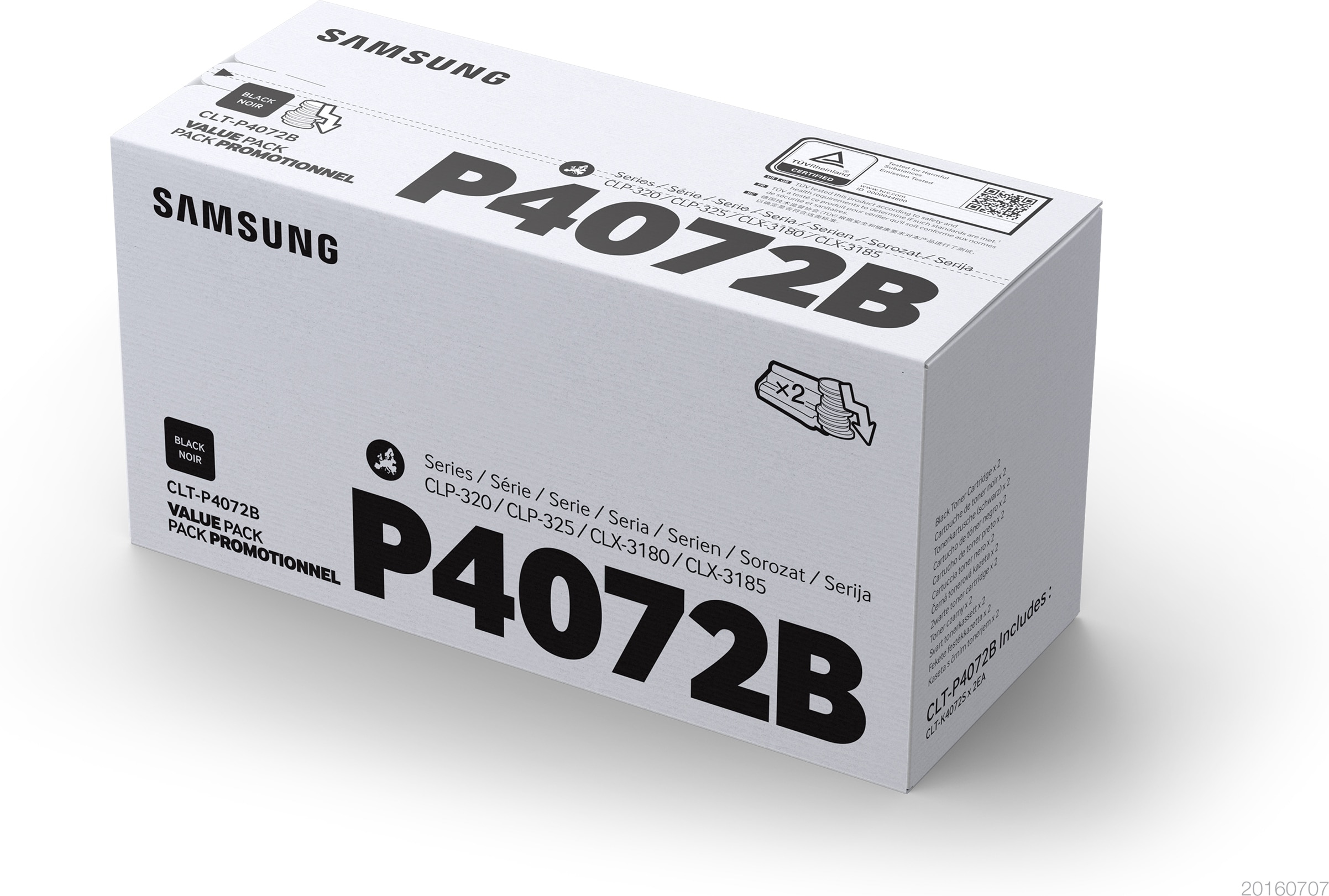 Samsung/HP - Scatola 2 Toner originale - Nero …