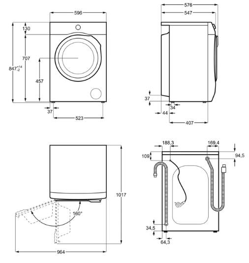 AEG L7FBG862O washing machine Front-load – image 8