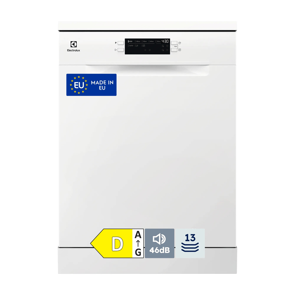 Electrolux E52SD100SW Freestanding 13 place settings