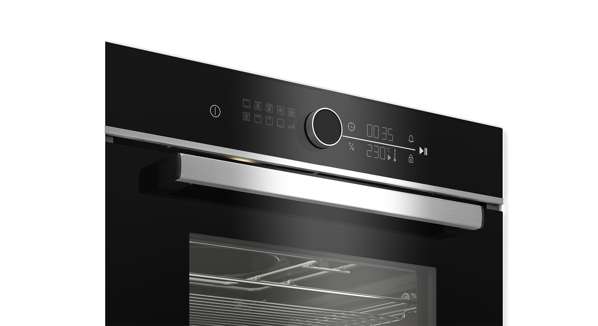 Beko BBCW18400B 45cm Built-In Compact Multi-Function Oven Microwave – image 3