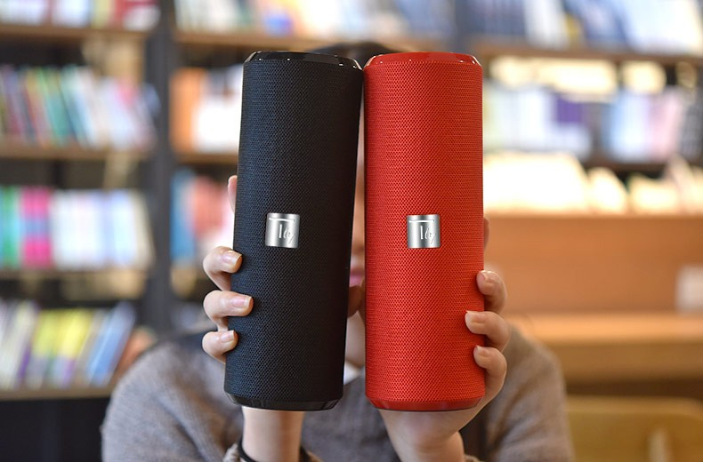 Techly Portable Bluetooth Tube Speaker with FM Radio MicroSD Reader USB – image 6
