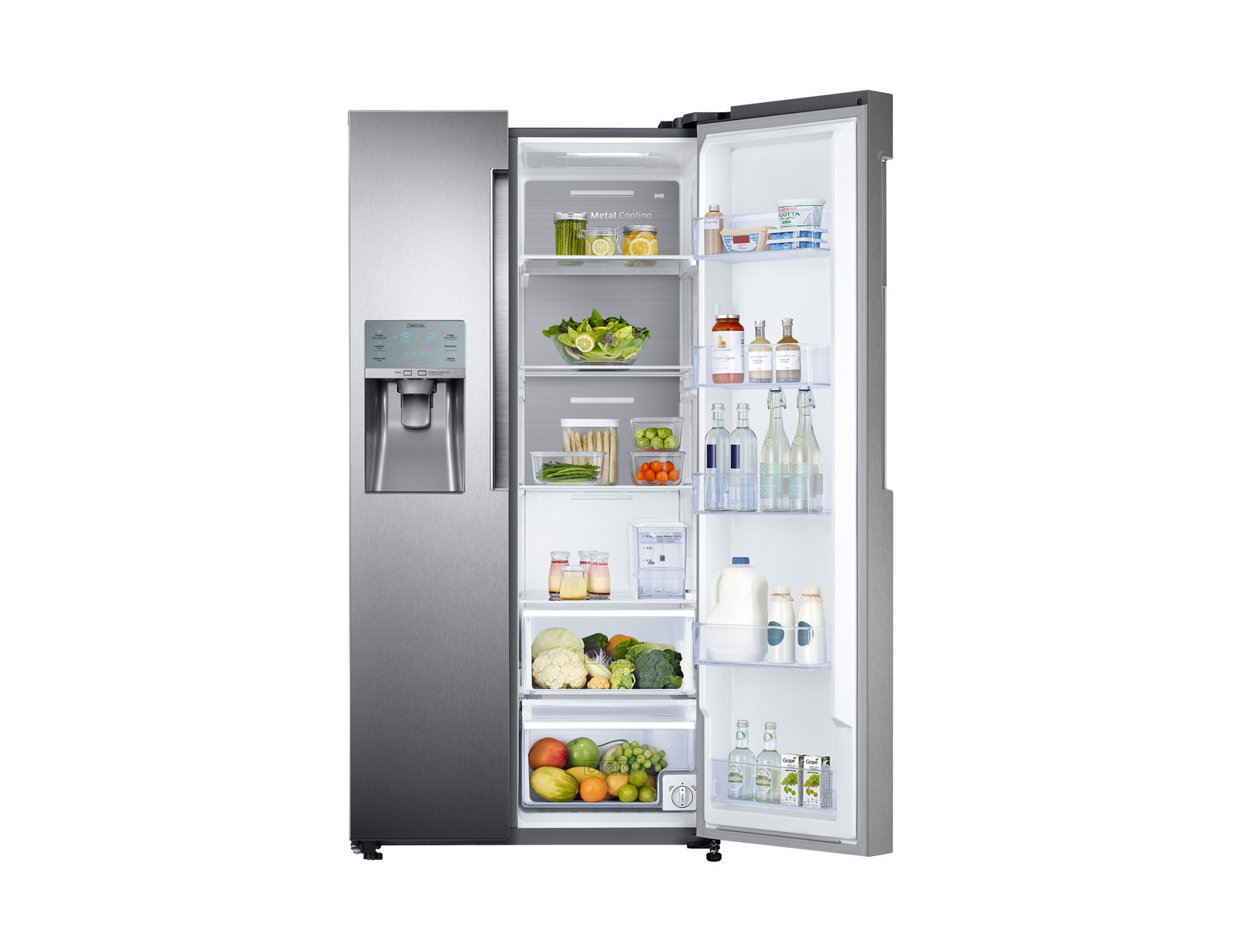 Samsung RS58K6638SL side-by-side refrigerator Freestanding – image 6