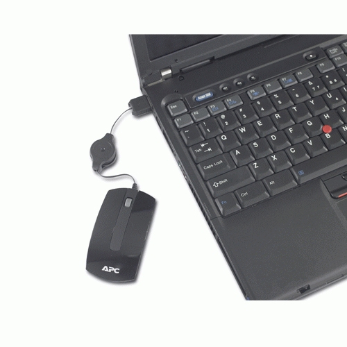 APC Travel Mouse, Wired, Optical 1000dpi, EMEA – image 2