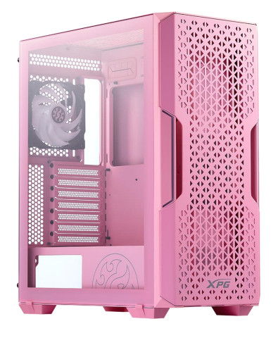 Gabinete XPG STARKER AIR Gabinete GAMER XPG STARKER AIR Media Torre. Panel Lateral Vidrio Templado. ATX Micro-ATX Y Mini-ITX. Filtro Polvo Extraible. ROSA. STARKERAIR-PKCUS - STARKERAIR-PKCUS