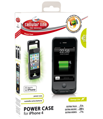 Cellularline Powercase mobile phone case Cover Black – image 1