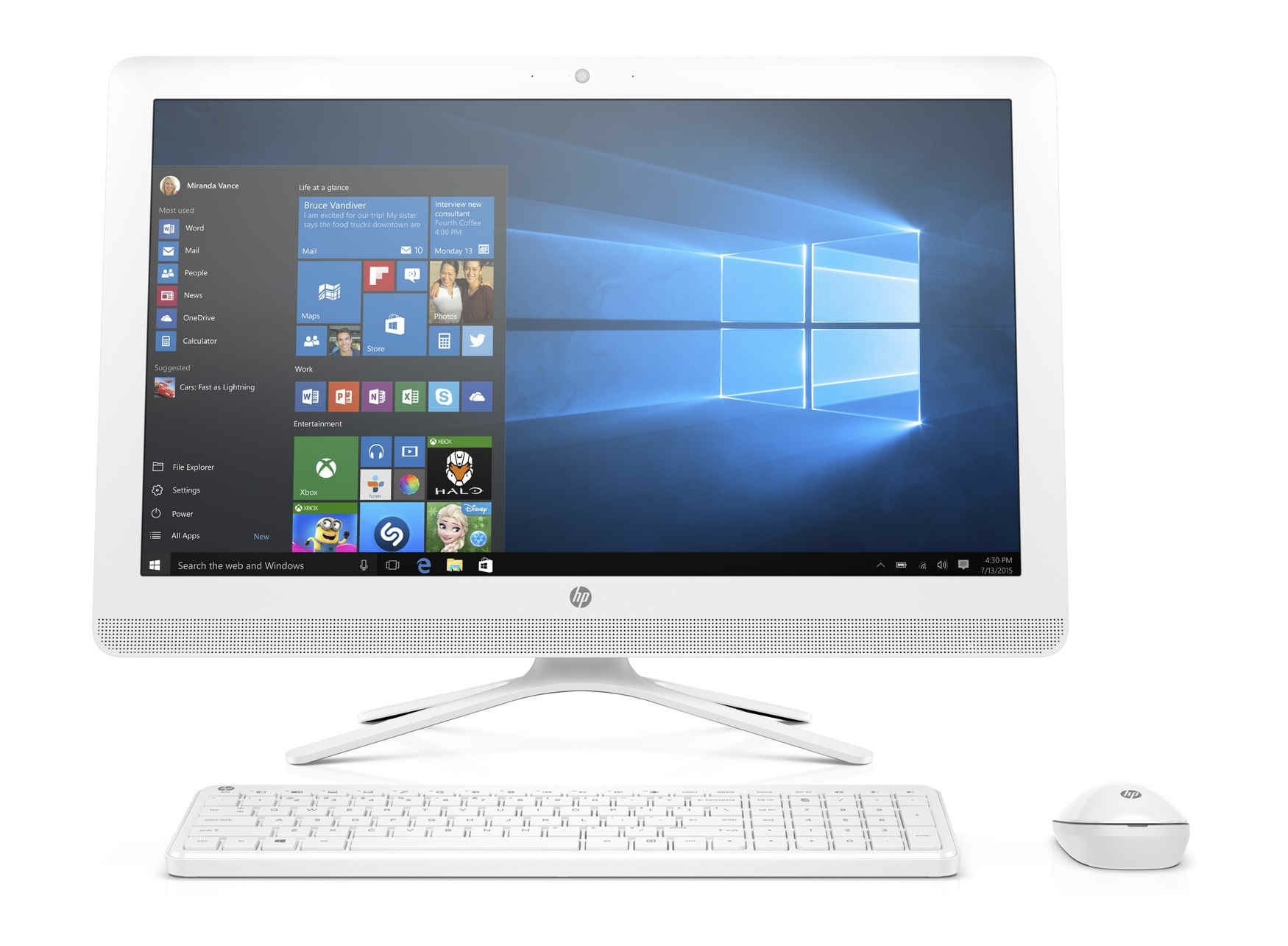HP 24 -e040nd AMD A9 A9-9400 – image 1
