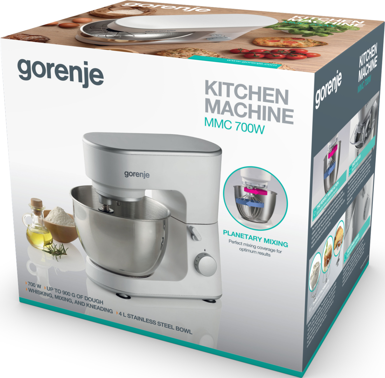 Gorenje MMC700W 700 W 4 L White – image 3