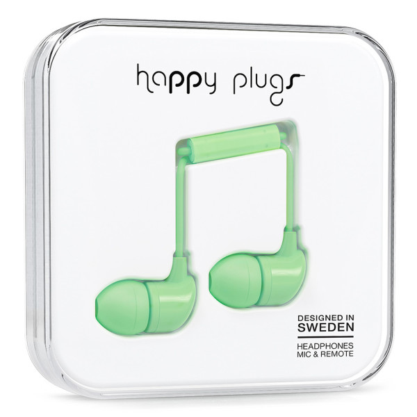 Happy Plugs In-Ear Mint Headset Wired Green image 1