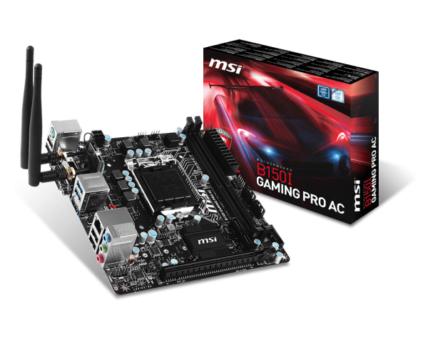 MSI B150I GAMING PRO AC Intel® B150 LGA 1151 (Socket H4) mini ITX image 1