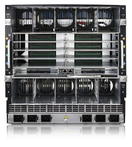 HP BladeSystem c7000 enclosure + 4 x ProLiant BL460c G6 + Flex-10 – image 2