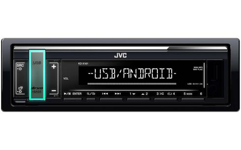 JVC KD-X161 car media receiver Black – image 5
