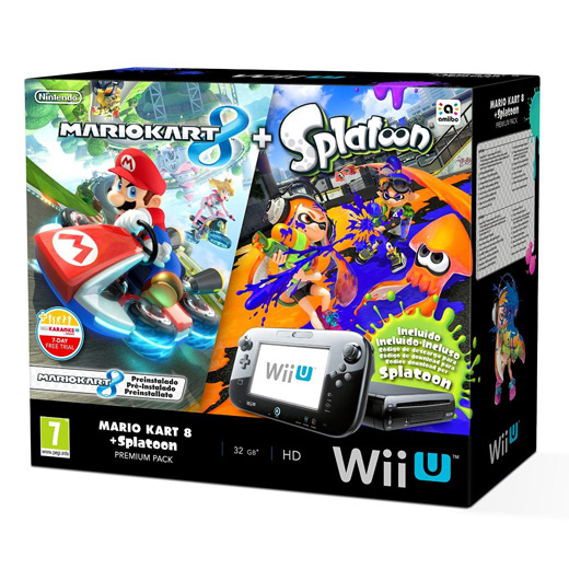 Nintendo Wii U: Premium Mario Kart 8 + Splatoon — vue 1 sur 7