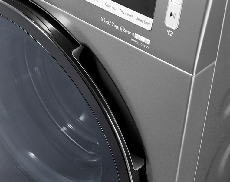Hisense WDBL1014VT washer dryer Freestanding Front-load Titanium – image 8
