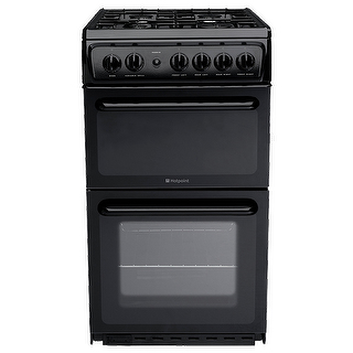 Hotpoint HAG51K cooker Freestanding cooker Natural gas Gas Black – image 1