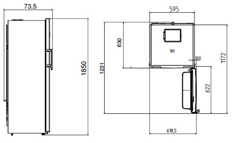 Beko RES44NWN fridge Freestanding – image 6