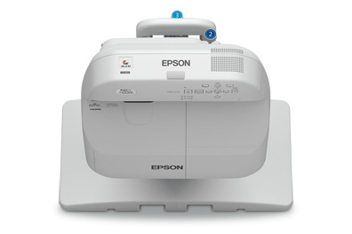 Epson 1420Wi Wall-mounted projector 3300 ANSI lumens 3LCD WXGA (1280x800) White – image 1