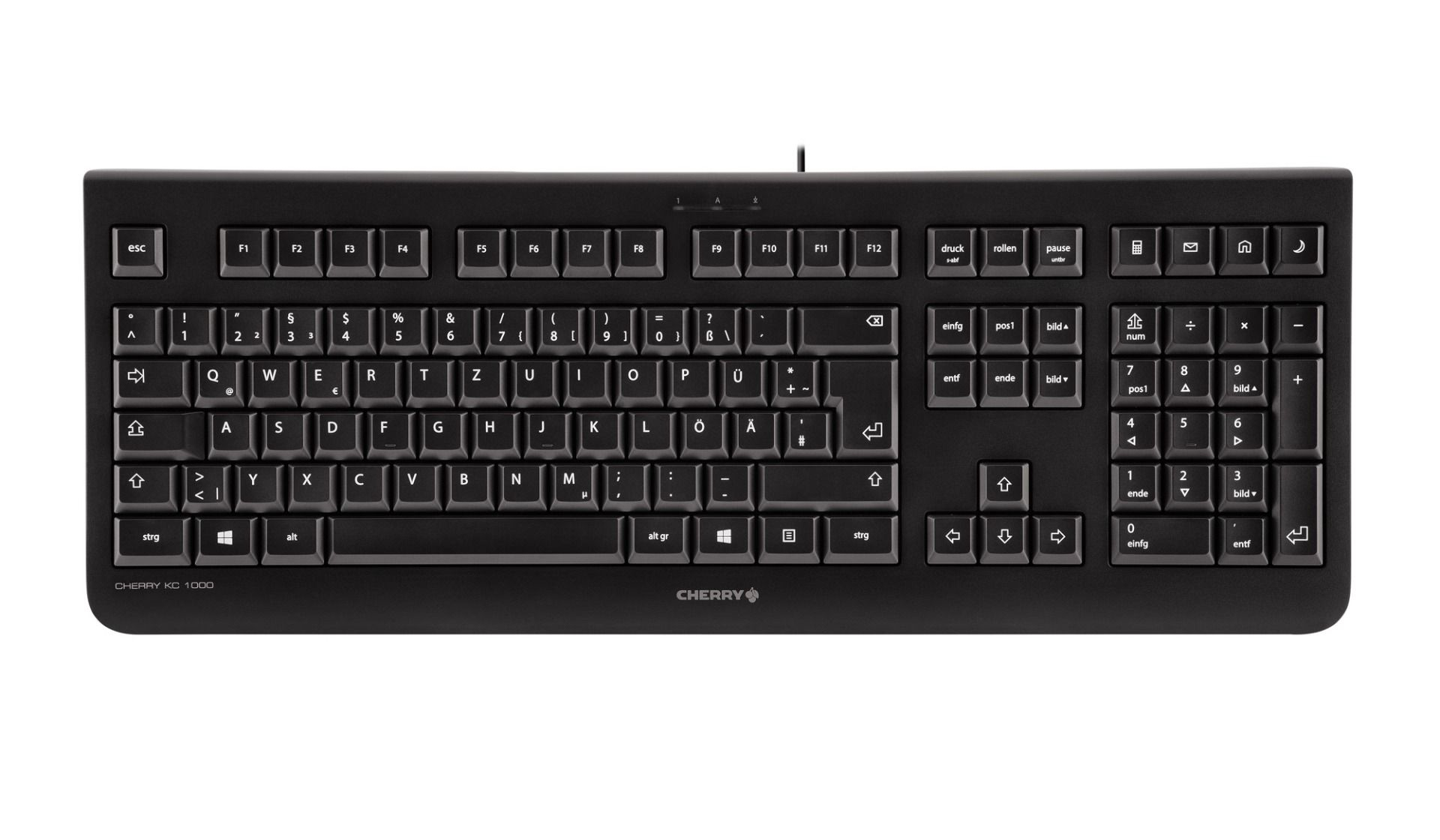 CHERRY KC 1000 tastiera Gaming USB Ungherese Nero