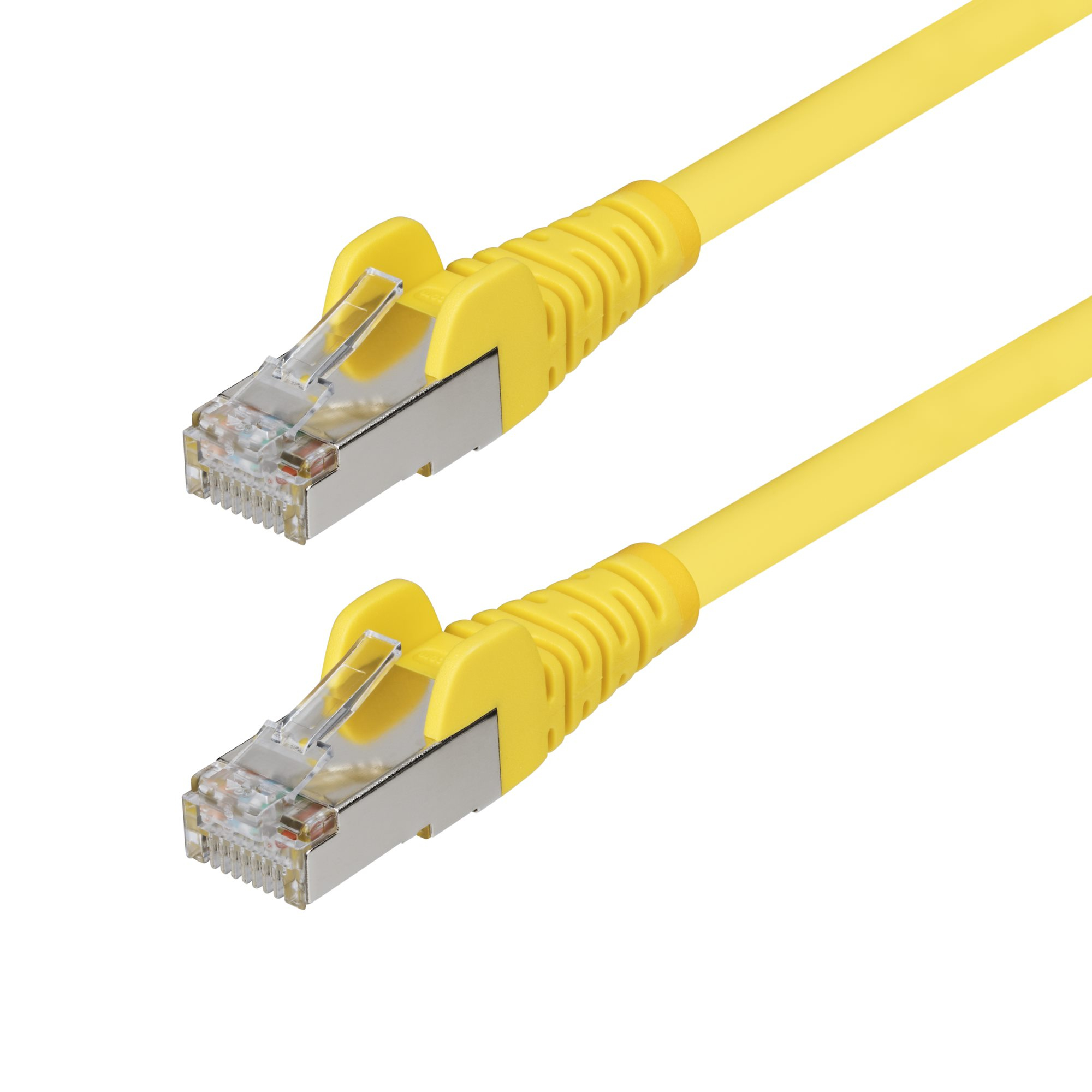 StarTech.com 6FT Yellow Cat6a Ethernet Cable, Snagless RJ45, 10G, 100W PoE, S/FTP, LSZH NLYL-6F-CAT6A-PATCH