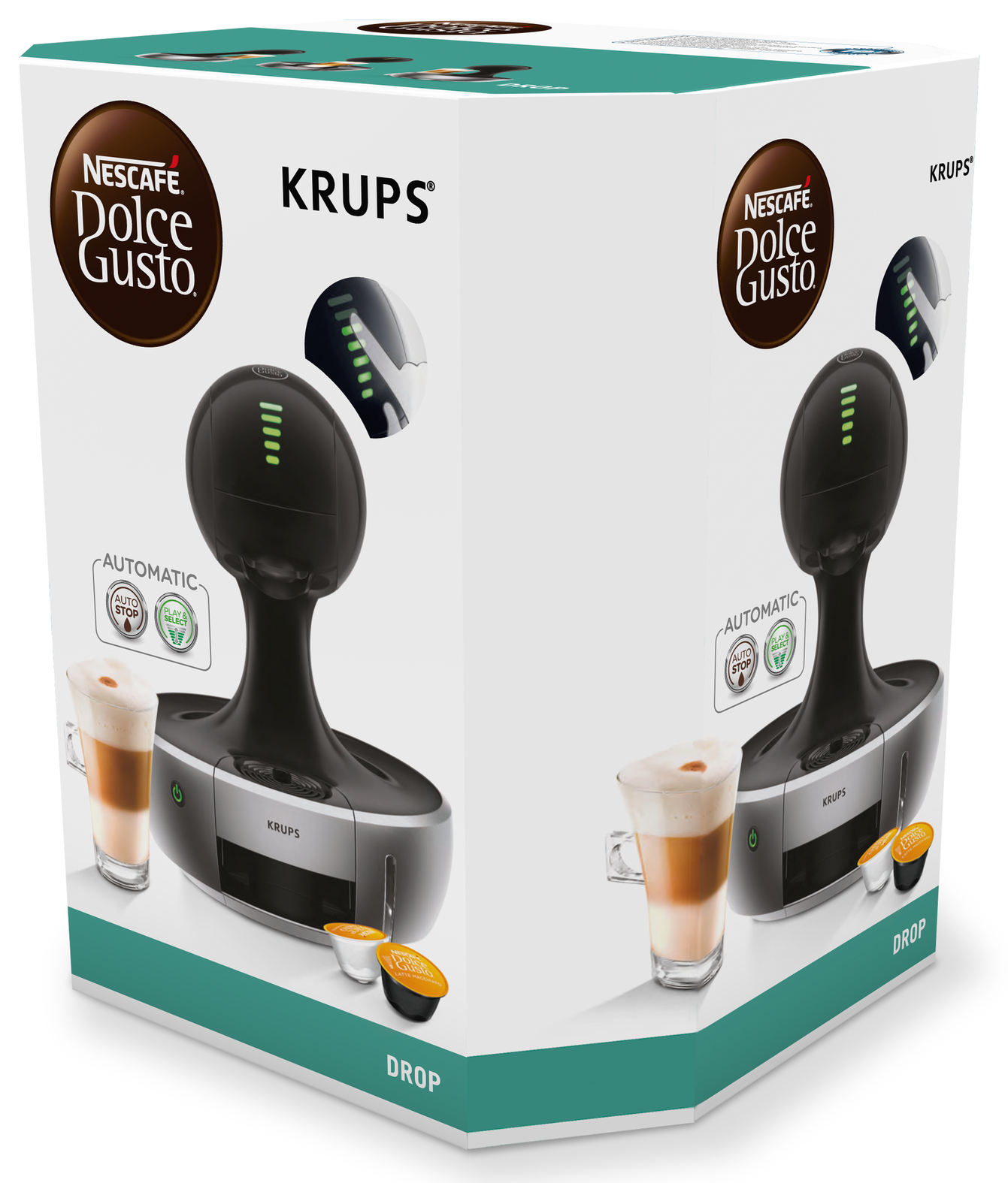 Krups Drop KP350B Semi-auto Capsule coffee machine – image 9