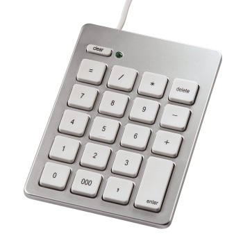 Hama Keypad keyboard USB Numeric Silver – image 1