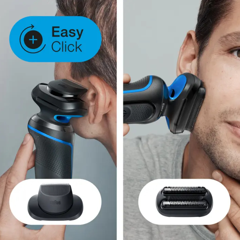 Braun Series 5 51-B1820s Foil shaver Black, Blue – image 5