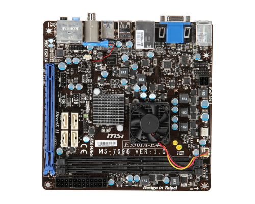 MSI E350IA-E44 AMD Hudson M1 NA (integrated CPU) mini ITX – image 2