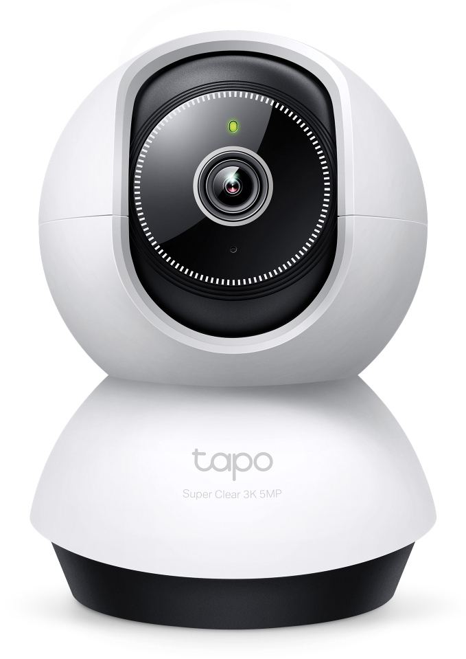 Tapo TC74 V1 - Network surveillance camera - pan / tilt - colour (Day&Night) - 5 MP - 2880 x 1620 - 3K - audio - wireless - Wi-Fi - 2.4GHz radio - H.264 - DC 9 V