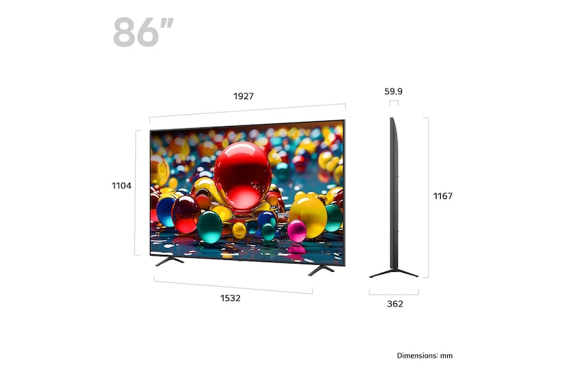 TV LG AI UA74 (2025) 86 LED 4K UHD — photo 9