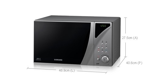 Samsung GE87Y-S microwave Silver