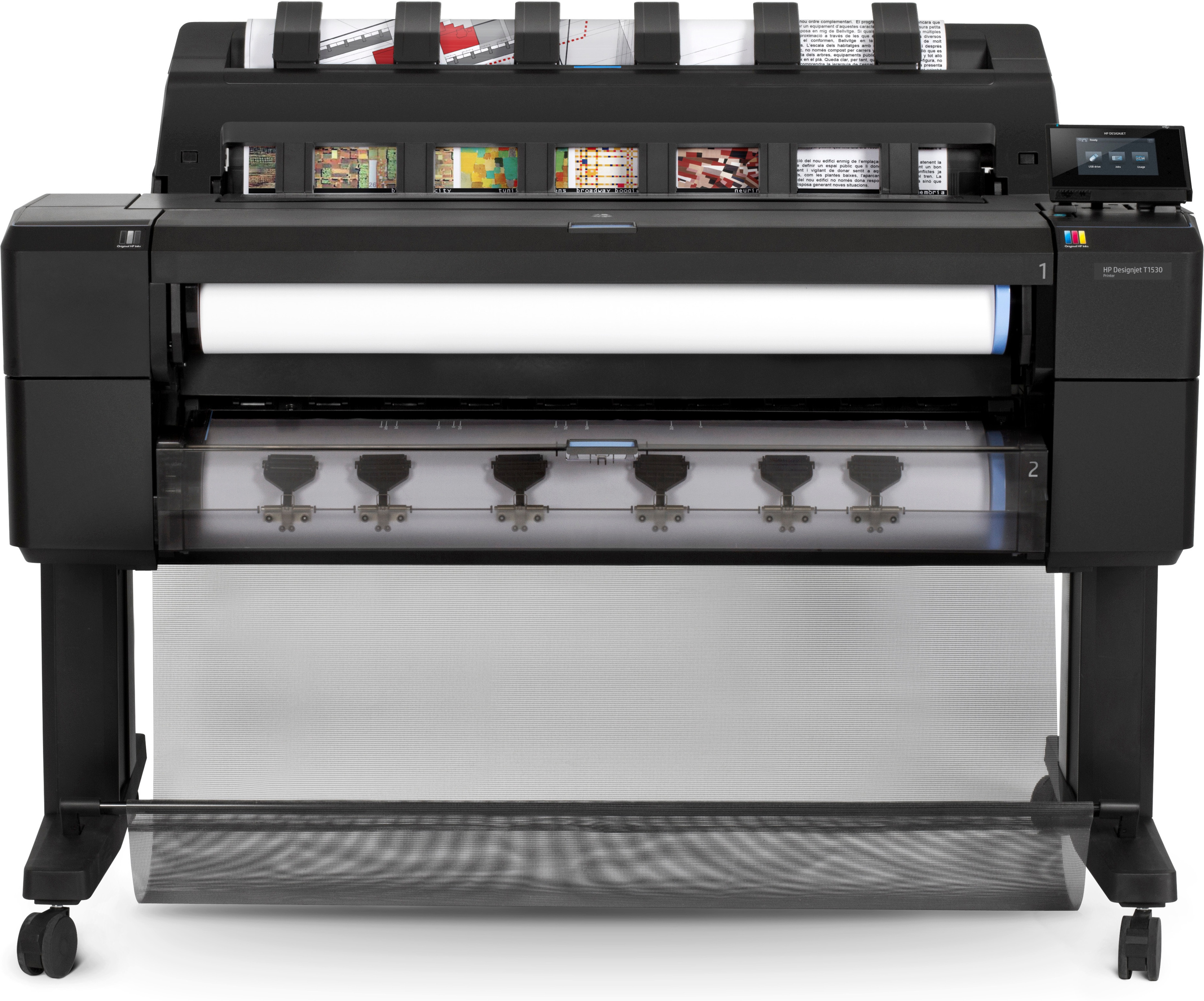HP Designjet Impresora PostScript de 36' T1530 storformatskrivare Termisk bläckstråle Färg 2400 x 1200 DPI A0 (841 x 1189 mm) Nätverksansluten (Ethernet)