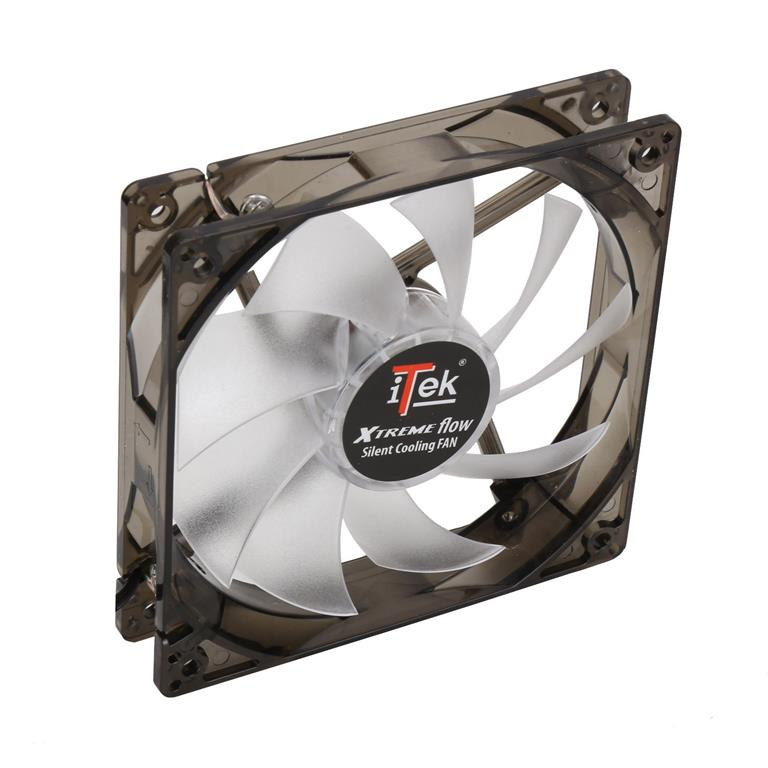 itek Xtreme Flow Computer case Fan 12 cm Black image 4