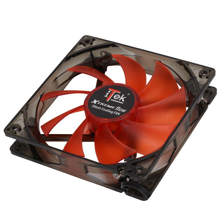 itek Xtreme Flow Computer case Fan 12 cm Black image 6