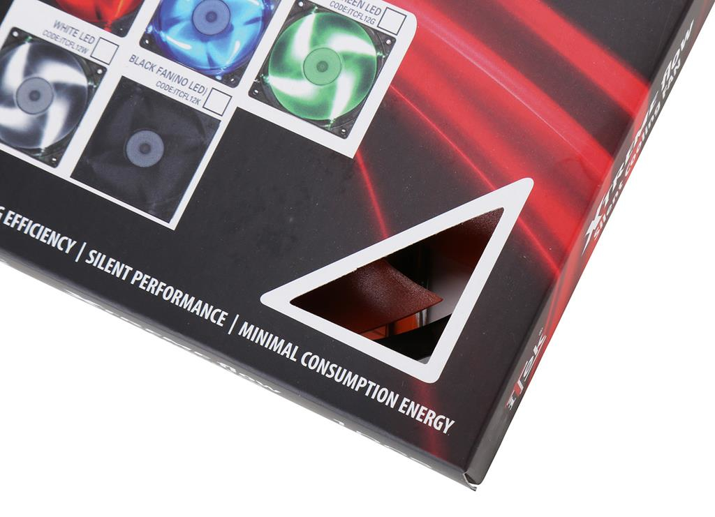 itek Xtreme Flow Computer case Fan 12 cm Black image 9