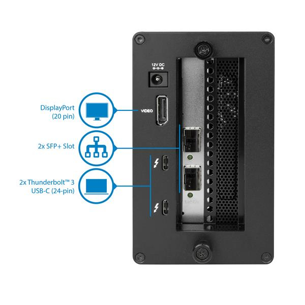 StarTech.com Thunderbolt 3 to 10GbE Fiber Network Chassis 2 Port – image 2