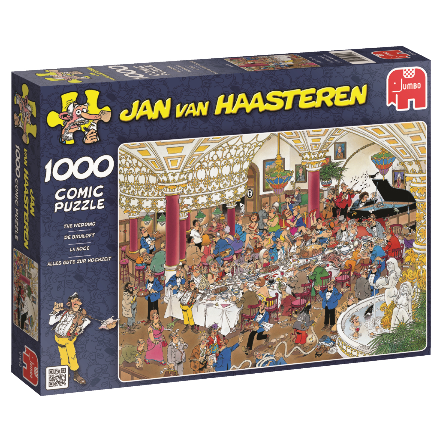 muur Complex astronomie Productdata: Jan van Haasteren The Wedding 1000 pcs Legpuzzel 1000 stuk(s)  Humor Puzzels (01642)