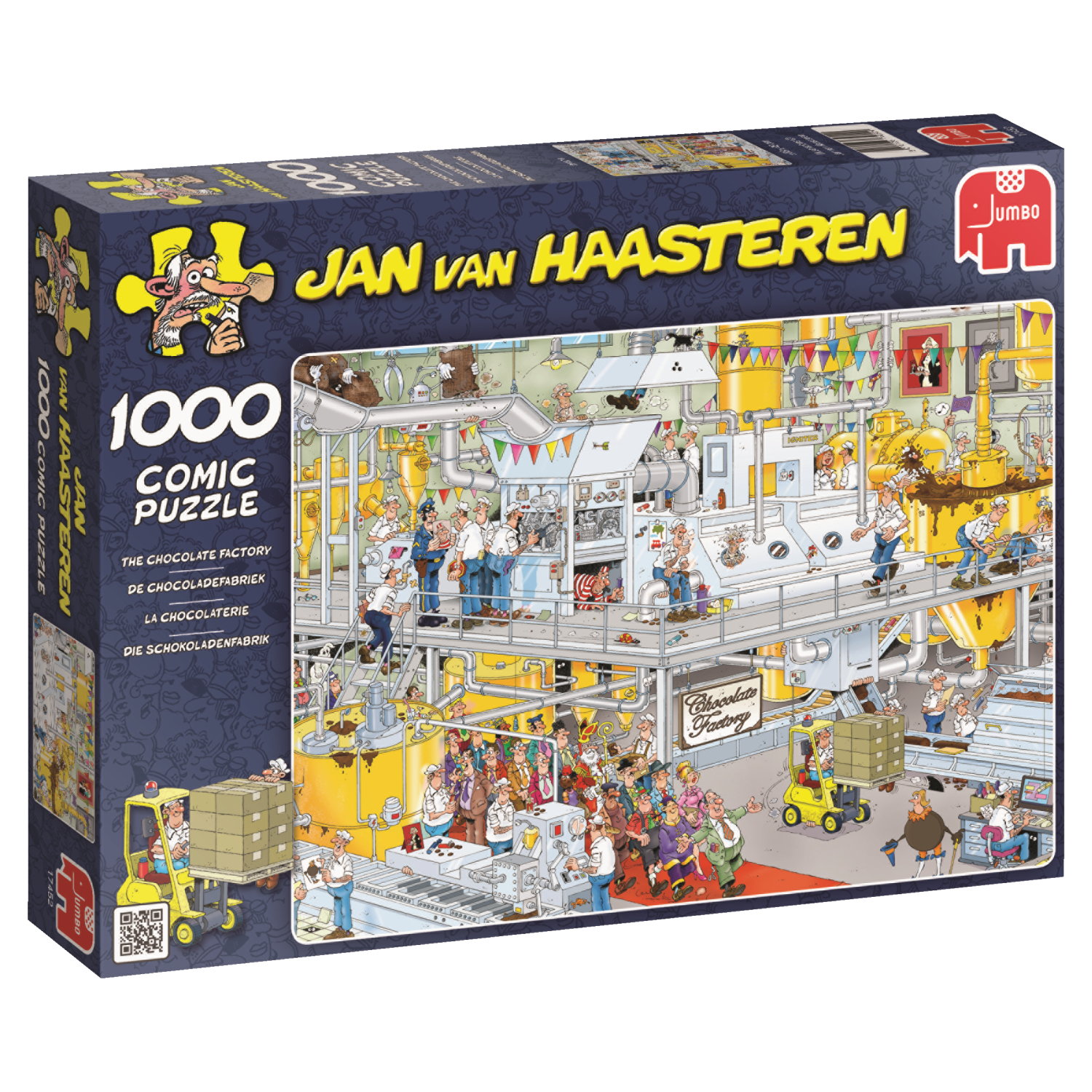 1000 Pie Jumbo Games 17452 Jan van Haasteren Chocolate Factory Jigsaw Puzzle 