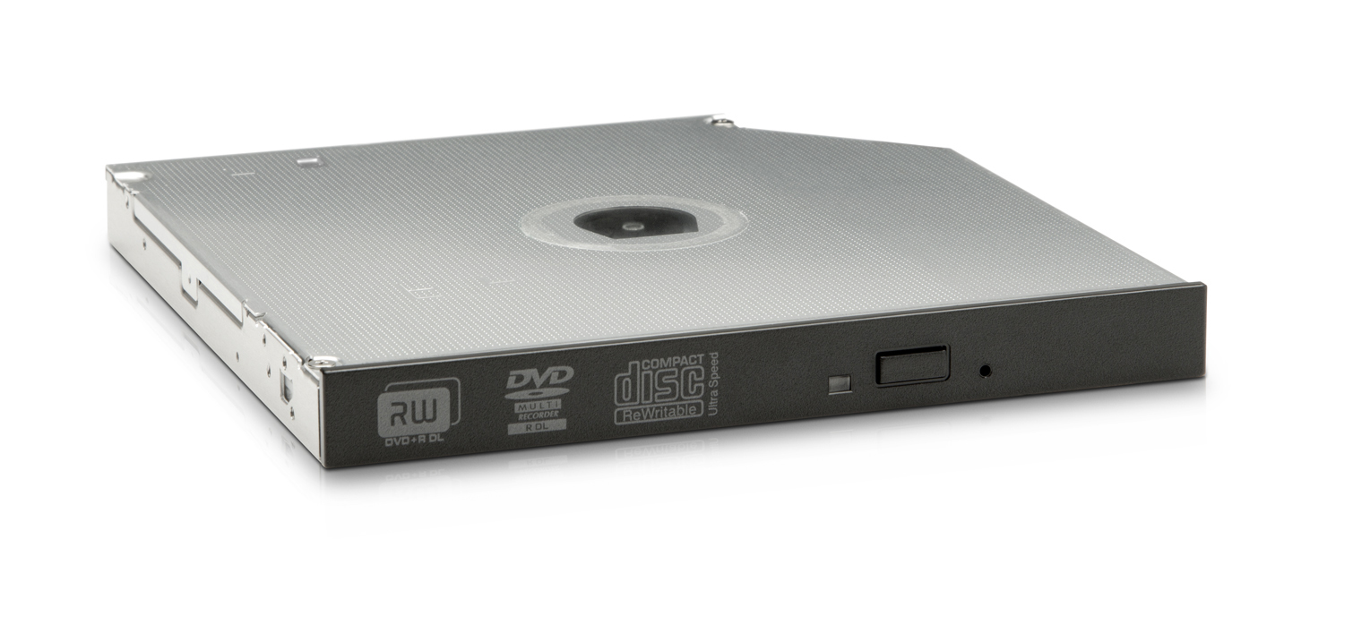HP 8X SuperMulti Slim-slot DVD (SMD) Writer optical disc drive (ODD) optiska enheter Intern DVD Super Multi Svart