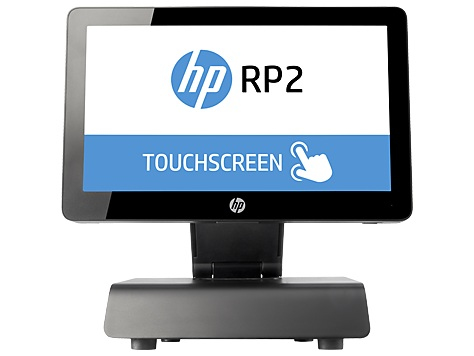 HP RP2 2030 Allt-i-ett 2,41 GHz J2900 35,6 cm (14') 1366 x 768 pixlar Pekskärm Svart