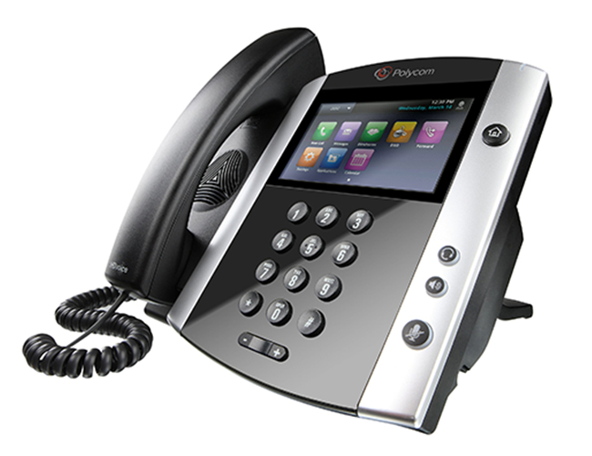POLY 601 IP-telefoner Svart 16 linjer LCD