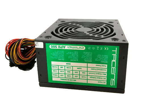 Tacens Anima APII500 power supply unit 500 W 20+4 pin ATX ATX Black image 2