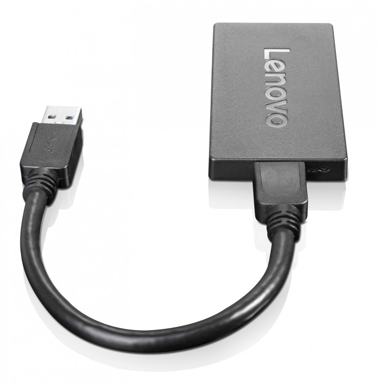 Lenovo 4X90J31021 USB-grafikadapter 3840 x 2160 pixlar Svart