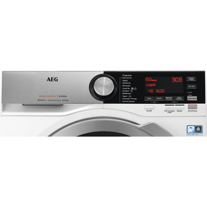 AEG L8WEC162 washer dryer Freestanding Front-load White – image 2