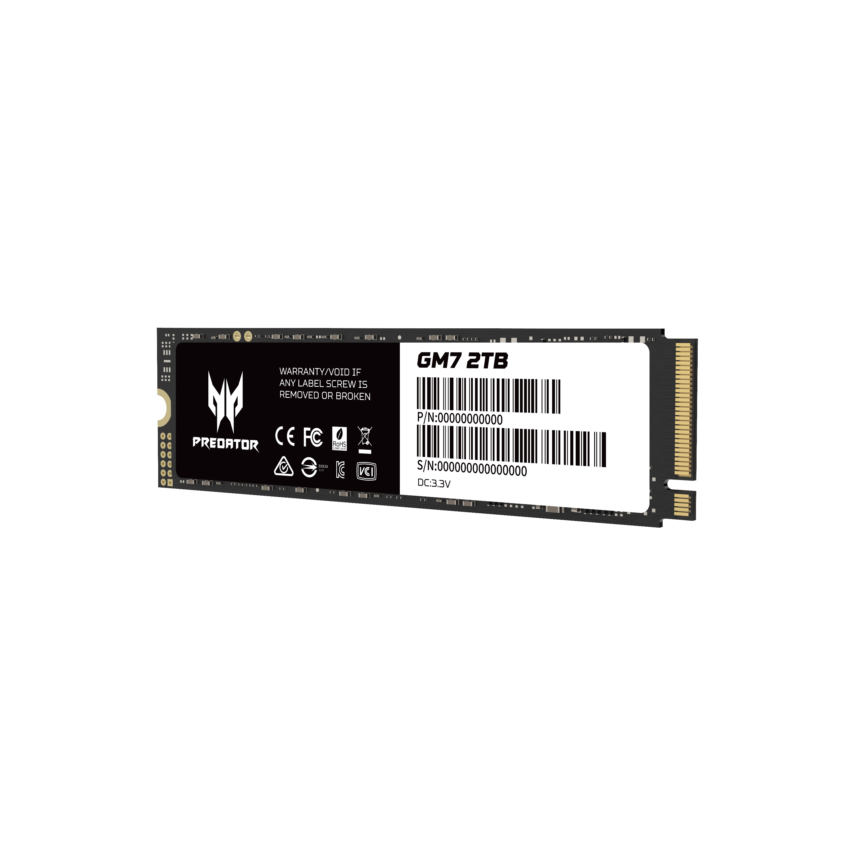 Predator SSD GM7 M.2 NVMe PCIe Gen 4*4 2TB image 2