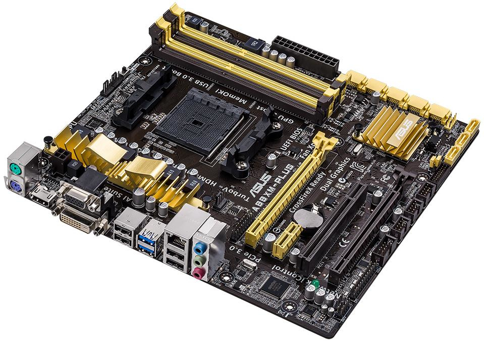 ASUS A88XM-PLUS AMD A88X Socket FM2+ micro ATX – image 2